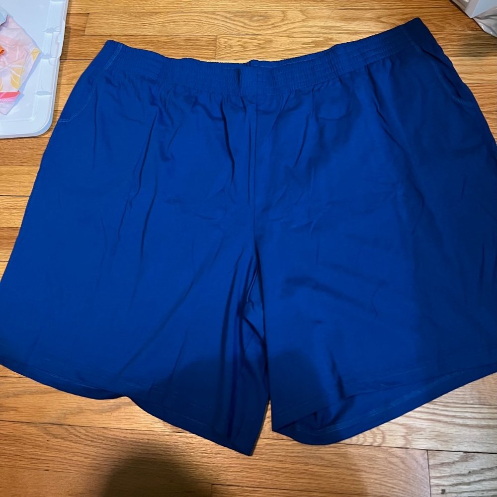 Women Within Blue 4X Shorts NWT